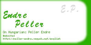 endre peller business card